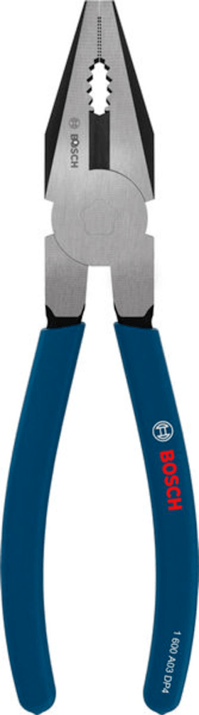 Bosch Professional Kombi-Zange tauchbeschichteter rutschfester Griff 180 mm