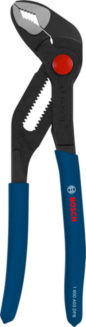 Bosch Professional Wasserpumpenzange 180 mm mit tauchbeschichteten rutschfesten Griffen
