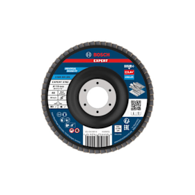 Bosch Professional EXPERT X782 Fächerschleifscheibe gerade 115 mm K40 Bohrung 22,23 mm