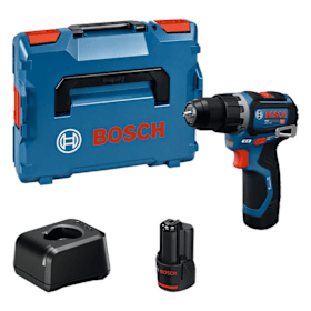 Bosch Professional Akku-Schlagbohrschrauber GSB 12V-32 mit 2x 2,0 Ah Akkus und L-BOXX