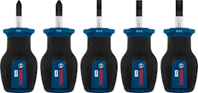 Bosch Professional Stubby-Schraubendreher Set PH/SL 5-teilig