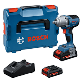 Bosch Professional Akku-Drehschlagschrauber GDS18V-450H mit 2 Akkus und L-BOXX