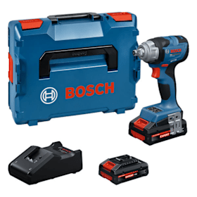 Bosch Professional Akku-Drehschlagschrauber GDS18V-330H mit 2 Akkus und L-BOXX