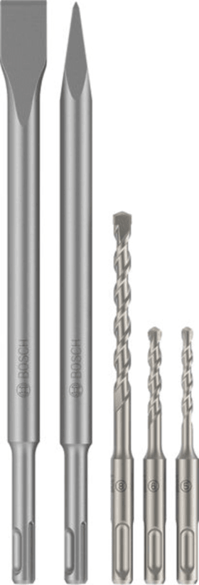 Bosch Professional SDS Plus-3C Meißel- und Bohrerset 5-teilig für Bohrhämmer