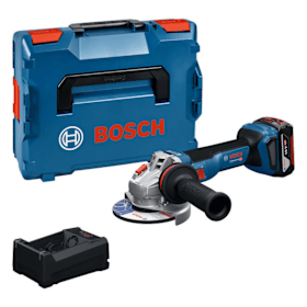 Bosch Professional Akku-Winkelschleifer GWS 18V-11 S mit 5,0 Ah Akku in L-Boxx