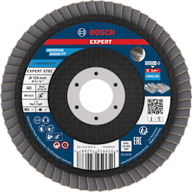 Bosch Professional EXPERT Fächerschleifscheibe 125 mm K40 Flexlam