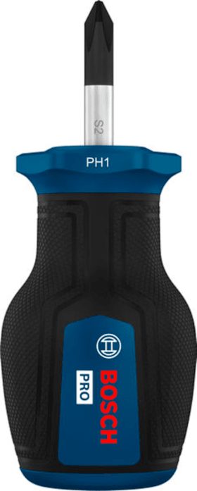 Bosch Professional Schraubendreher PH1x25 Stubby Pro