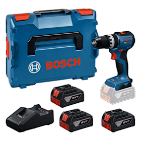 Bosch Professional Akku-Schlagbohrschrauber GSB 18V-52 mit 3x 5,0 Ah Akkus und L-BOXX