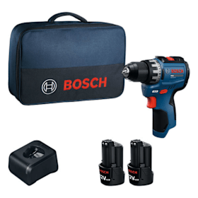 Bosch Professional Bohrschrauber Akku GSR12V-31 mit 2x GBA12V-20 und Werkzeugtasche