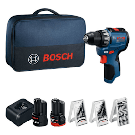 Bosch Professional Akku-Bohrschrauber GSR12V-31 mit 2 Akkus und Tasche