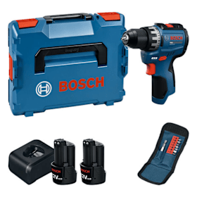 Bosch Professional Akku-Bohrschrauber GSR12V-31 mit 2x GBA12V-20 und L-Boxx