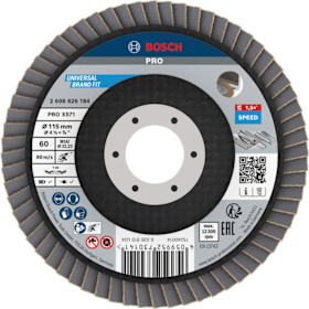 Bosch Professional Fächerschleifscheibe Abgewinkelt 115 K60 X571