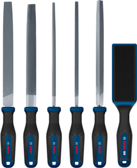 Bosch Professional Feilen Set 5-teilig mit Pro Feilenbürste