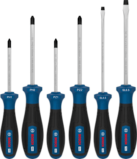 Bosch Professional Schraubendreher Set PH/PZ/SL 6-teilig