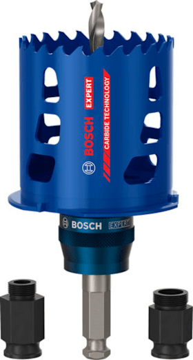 Bosch Professional EXP. Multi-Material Kegelsenker PC Plus Lochsäge Starter-Kit 68x60