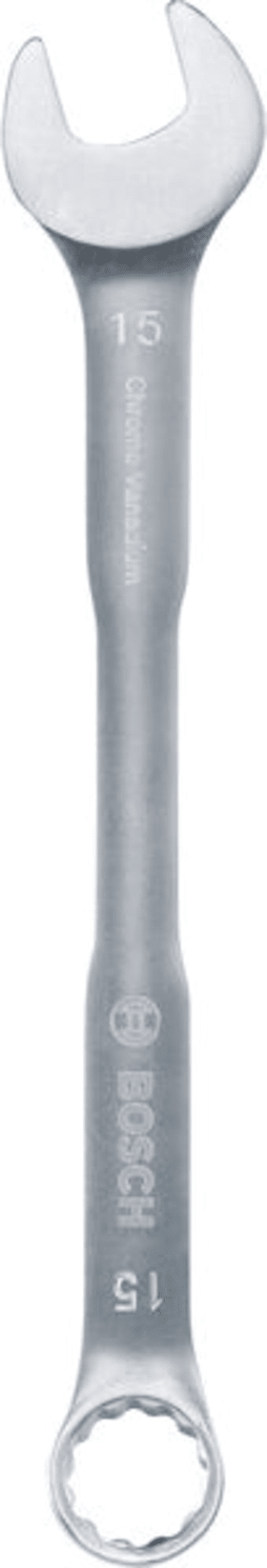 Bosch Professional Ringschlüssel 15 mm Rollgabelschlüssel Werkstattwerkzeug