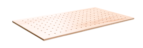 Unicraft Lochrasterarbeitsplatte Buche Multiplex 1250x800x30 mm