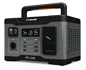 Unicraft Powerstation mobile Lithium-Eisenphosphat-Akku mit USB-C und Wireless Charging