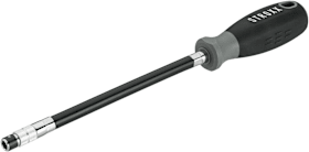 STROXX flexibler Schraubendreher  300mm (190mm flexibel) mit 6,3 mm Bitaufnahme, Werkstattwerkzeug