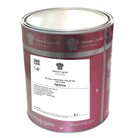 Hesse Proterra Natural-Solid-Öl schnelltrocknendes Naturöl für Holz 5 Liter