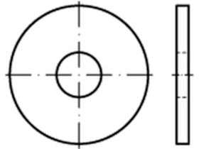 Reyher Unterlegscheibe Edelstahl DIN 440 R22,0 mm, VE 50 Stück