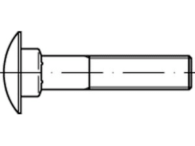 Reyher Schlosschrauben 10,0 x 20 mm NIRO DIN 603, VE 200 St.