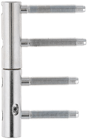 Anuba Türband Triplex 220-FR mit Schmierlager, Gewindekupplung, weiß verzinkt