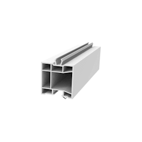 EXTE Aufdopplung Kunststoffprofil 35x35 mm Quartzgrau glatt für Rollladenkästen 50811-50851
