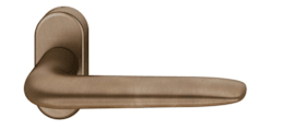 FSB Halbgarnitur Drückerlochteil oval, ohne Schlüsselrosette, Bronze, dunkelbronze, für Objekttüren