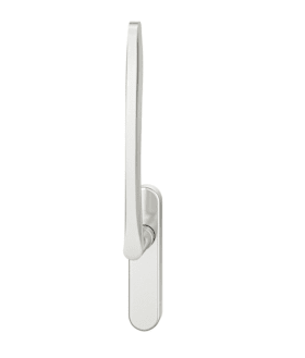 FSB Handhebel Design 1106, Aluminium, aufliegend, ovaler Rosettengriff, silberfarben eloxiert