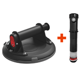 STROXX Akku Vakuumzylinder 3,7V DC 3W mit USB-C Ladekabel und 60 kPa Saugleistung