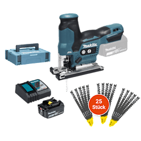 MAKITA Akku-Pendelhubstichsäge DJV185RF1 Set HW 2026