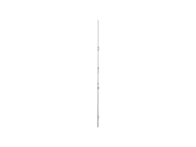 KFV U-Profil-Schließleiste Mehrfachverriegelung LS Silber RAL 9007 SKG 2