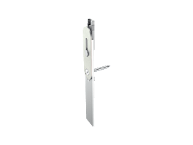 KFV Reparaturverschluss Zwischenstück 20 mm kantig, 132 mm Nirosta matt
