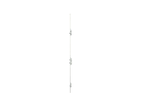 KFV Mehrfachverriegelung Panik-Verriegelung EP960EFS Nirosta matt gebürstet U-Stulp 6x22x6 mm