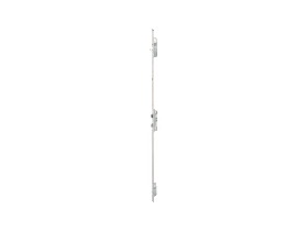 KFV Mehrfachverriegelung schlüsselbetätigt Edelstahl matt gebürstet, U-Stulp 6x24x6 mm, SKG 2, DIN LS gestellt