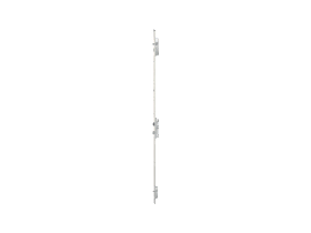 KFV Mehrfachverriegelung schlüsselbetätigt Edelstahl matt gebürstet, U-Stulp 6x24x6 mm, DIN Links