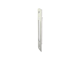 KFV Flachschließblech Edelstahl matt gebürstet 28x190x3 mm Holztüren Zubehör