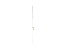KFV Mehrfachverriegelung schlüsselbetätigt Softlockfalle hell verzinkt Flachstulp 24 mm