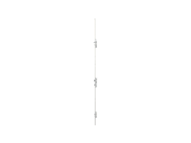 KFV Mehrfachverriegelung schlüsselbetätigt Softlockfalle U-Stulp 6x24x6 mm hell verzinkt SKG2