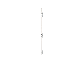 KFV Mehrfachverriegelung schlüsselbetätigt Edelstahl matt gebürstet, Softlockfalle T0, U-Stulp 6x24x6 mm, SKG 2