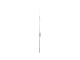 KFV Mehrfachverriegelung schlüsselbetätigt Softlockfalle flach 24 mm hell verzinkt