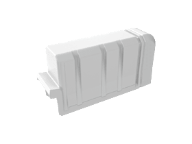 KFV Zubehör Elektro-Mechanik Abdeckkappe weiß 56x27x16 mm Schutzkontakt