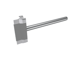KFV Softlock Fallen Kopf 2 mm abgesetzt, 65 mm Dorn, Ersatzteil Mehrfachverriegelung
