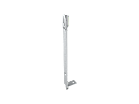 KFV Anschlussstulp hell verzinkt 20x3x235 mm Eckwinkel Mehrfachverriegelung