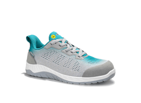 Elten Sicherheitshalbschuh, LUANA grey-turquoise Low ESD S1, 749125