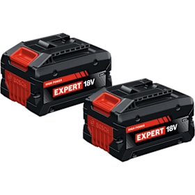 Bosch Professional Akkupack 18V Hochleistungsakku mit Tabless-Zelltechnologie 2 Stück