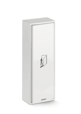 GEZE Flächentaster LS 990 alpinweiß Unterputz mit Wippe, flaches Design, für Automatiktüren