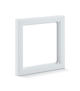 GEZE Zwischenrahmen LS 990 alpinweiß Kunststoff 55x55 mm auf Putz einfach