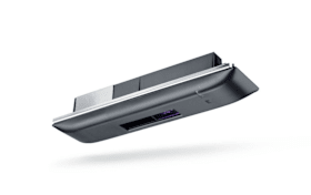 GEZE Deckeneinbausatz GC 363/GC 339 Aluminium Unterputz schwarz 360x83,3x20,5 mm